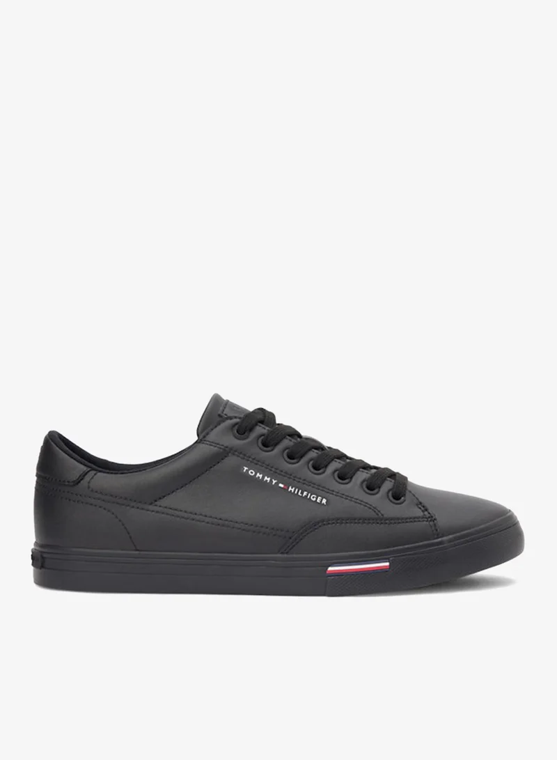 TOMMY HILFIGER Signature Midsole Lace-Up Trainers With Leather
