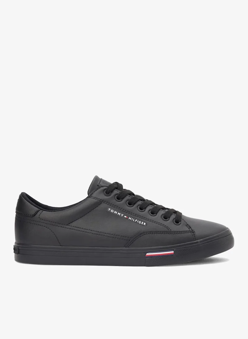 TOMMY HILFIGER Signature Midsole Lace-Up Trainers With Leather