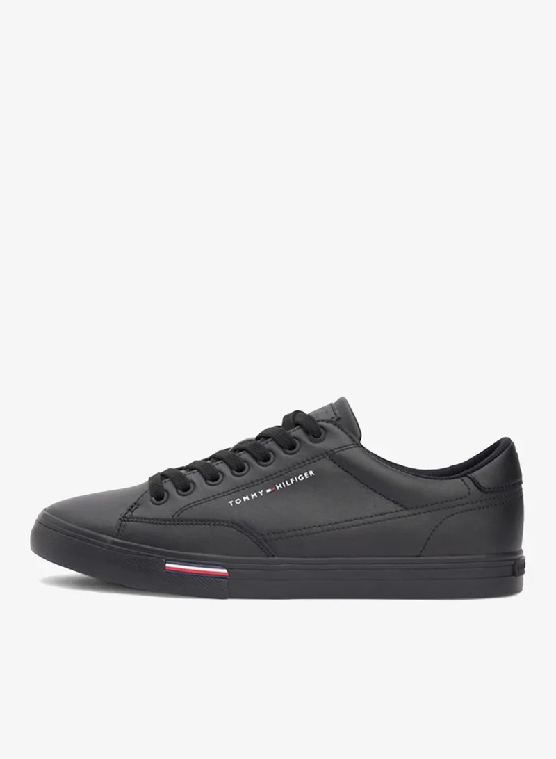 TOMMY HILFIGER Signature Midsole Lace-Up Trainers With Leather
