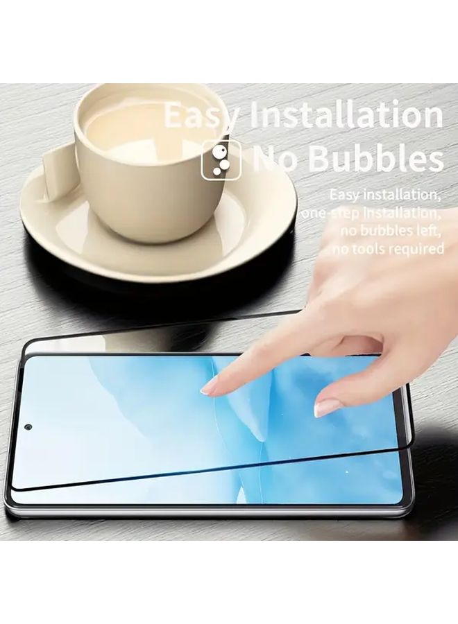 3 قطع من واقي الشاشة الزجاجي المقوى لهاتف Galaxy S21 FE 5G، تغطية كاملة، تركيب خالٍ من الفقاعات - Image 4