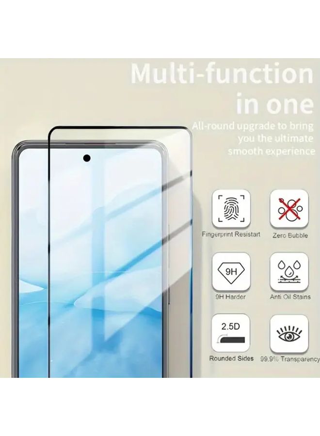 3 قطع من واقي الشاشة الزجاجي المقوى لهاتف Galaxy S21 FE 5G، تغطية كاملة، تركيب خالٍ من الفقاعات - Image 2