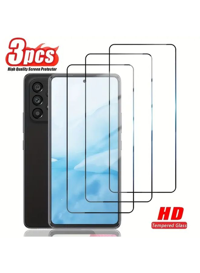3 قطع من واقي الشاشة الزجاجي المقوى لهاتف Galaxy S21 FE 5G، تغطية كاملة، تركيب خالٍ من الفقاعات - Image 1