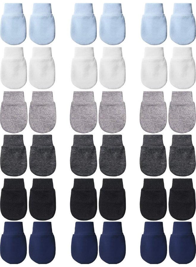 Geyoga Geyoga 18 Pairs Newborn Baby Mittens Infant Toddler Gloves No Scratch Mittens Gloves for 0-6 Months Baby Boys Girls  - Image 1