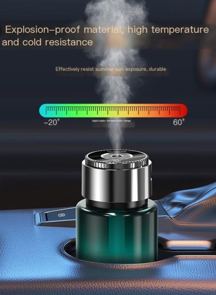 ELTRAZONE Car Fragrance Perfume Diffuser Humidifier Aromatherapy Portable Diffuser Air Freshener  Multi-Mode Adjustable Essential Oil Green, 160ML French Spices - Image 3