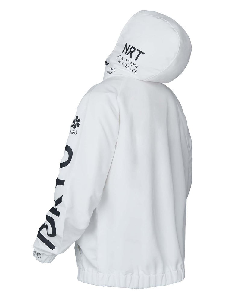 Niepce Inc Japanese Streetwear Waterproof Windbreaker Jackets for Men (White, Large) - Image 5