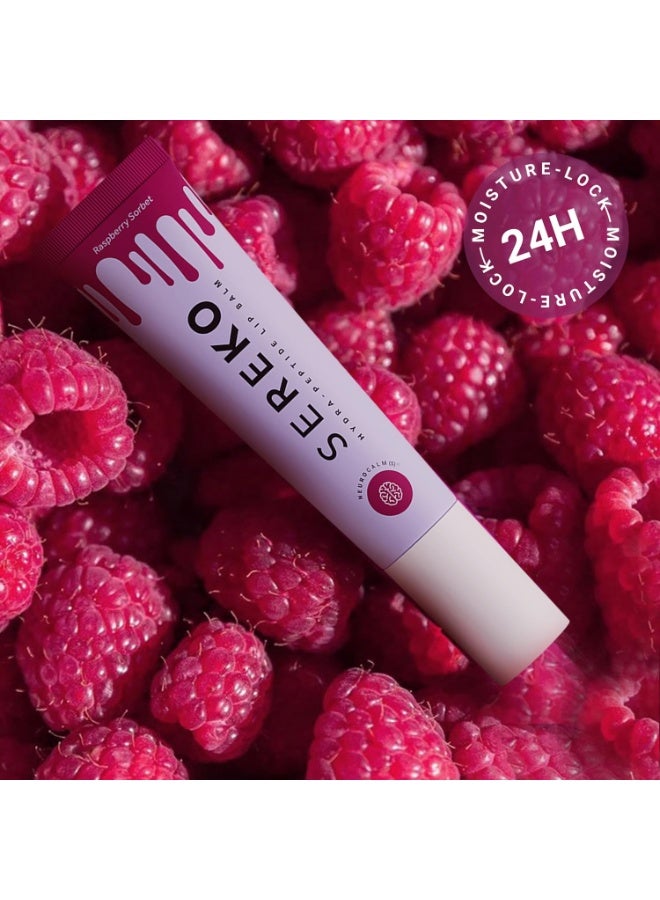 SEREKO Hydra Peptide Tinted Lip Balm | Ceramides & Squalane | 24H Moisture Lock, Plumps & Smooths | For Dry & Chapped Lips | Raspberry Sorbet | 8 g - Image 2