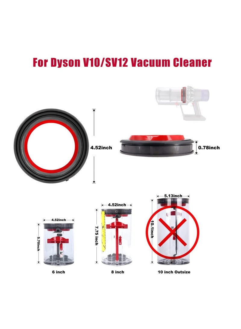 Dust Bin Bucket Top Fixed Sealing Ring for Dyson V11 V15 SV14 SV15 SV22 Vacuum Cleaner Dust Bucket/Dirt Cup Replacement Parts, Vacuum Cleaner Repair Accessories - Image 3