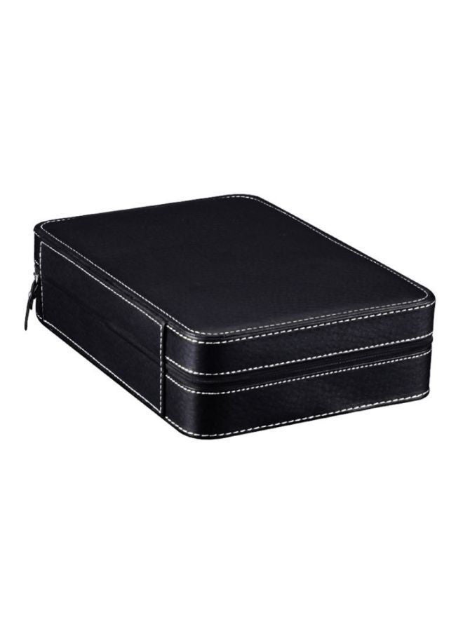 NIBEMINENT 10-Slot Portable PU Leather Watch Box - Image 2