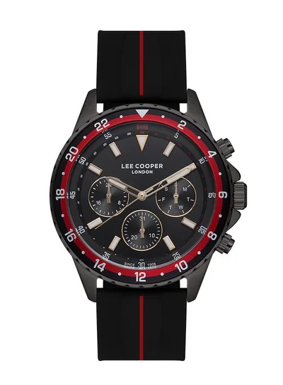 Lee Cooper Men's Silicone Multi Function Watch LC07210.651 - 45 mm