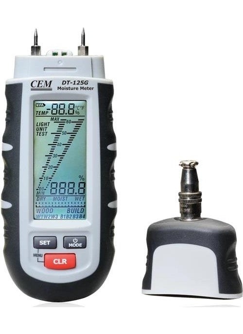 CEM Dt 125G Hammered Wood and Building Material Moisture Meter Set  - Image 2