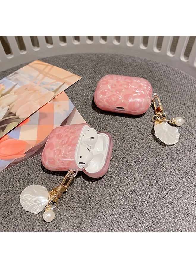 AirPods Pro Pro2 Protective Case Soft Shell Pink Leopard Print Design - Image 4