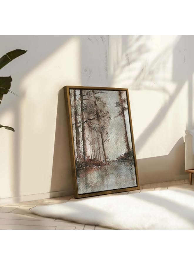 Home Gallery Landscape hand drawing watercolor framed wall art 120x80 - Image 1