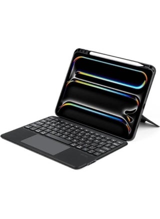 Magic Keyboard Case Touch for IPad Air 11 2024 (M2) (A2899,A2900,A2902) Bluetooth Rechargeable Keyboard with Foldable Case & Trackpad & Pencil Slot & Adjustable Kickstand for iPad Air 11 Black - pzsku/ZC5CA69426D7D09BB7DA7Z/45/_/1728734048/6fb521a9-6e44-468a-841b-ae1f92b1e41e
