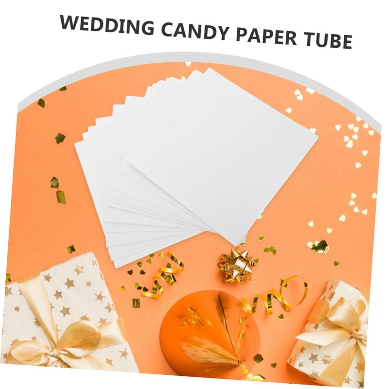 White Petal Cones For Weddings And Parties 30 Pack Confetti Candy Holders Easy Assembly Romantic Decor - Image 4