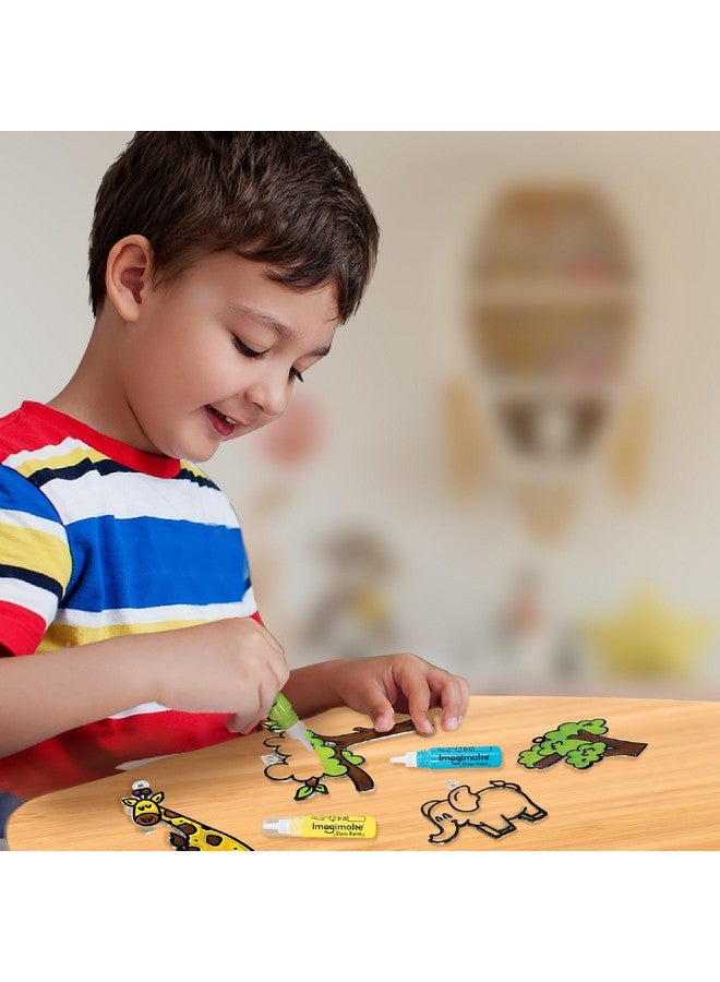 Imagimake Window Art Jungle Suncatcher Kit | Kids Crafts Supplies | Girls Toys Age 6-8 | Arts and Crafts for Kids Ages 8-12 | Creative Fun Craft Kit | Gifts for 5 Year Old Boys & Girls - Image 5
