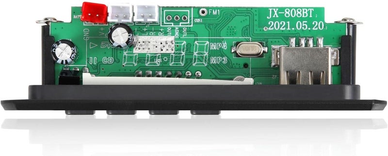 كلاراكو لوحة فك تشفير مشغل MP3 مع جهاز تحكم عن بعد، راديو FM، منفذ TF، منفذ USB، منفذ AUX، 6-12 فولت - Image 3