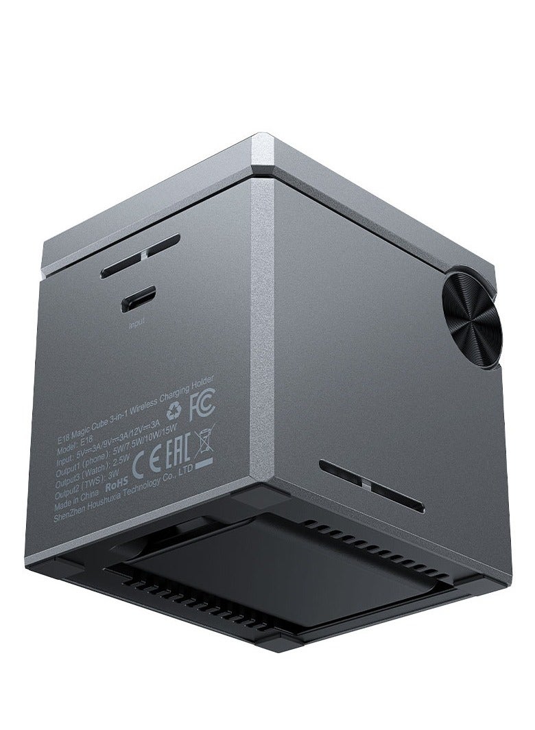 أسيفاست حامل سطح المكتب شاحن لاسلكي سريع E18 - Image 3