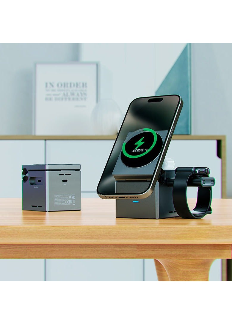 أسيفاست حامل سطح المكتب شاحن لاسلكي سريع E18 - Image 5