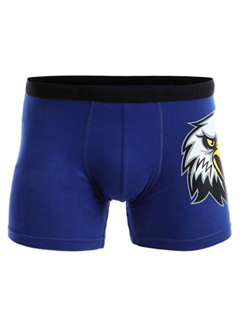 Embrator Pack of 3 Printed Cotton Lycra Boxer for Men - Image 4