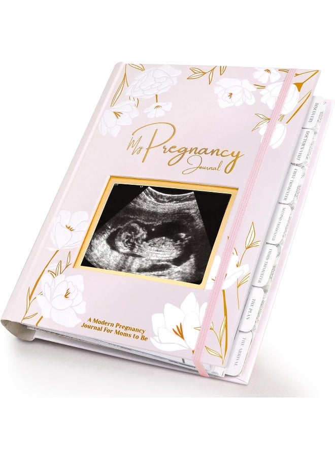 KeaBabies Pregnancy Journal, Pregnancy Announcements - 80 Pages Hard Cover Pregnancy Book For Mom To Be Gift - Pregnancy Gifts For New Moms - First Time Expecting Mom Gift - Baby Album And Memory Book (Blush)  - Image 1