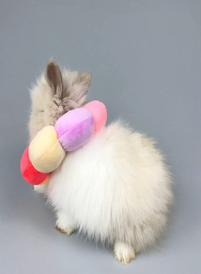 WCDJOMOP Adjustable Rabbit Protection Cone Collar,Soft Pet Recovery Collar for Rabbit/Chinchilla/Guinea Pigs/Kitten After Surgery Wound Healing,Elizabeth Neck Recovery E-Collar for Small Animals (XS) - Image 3