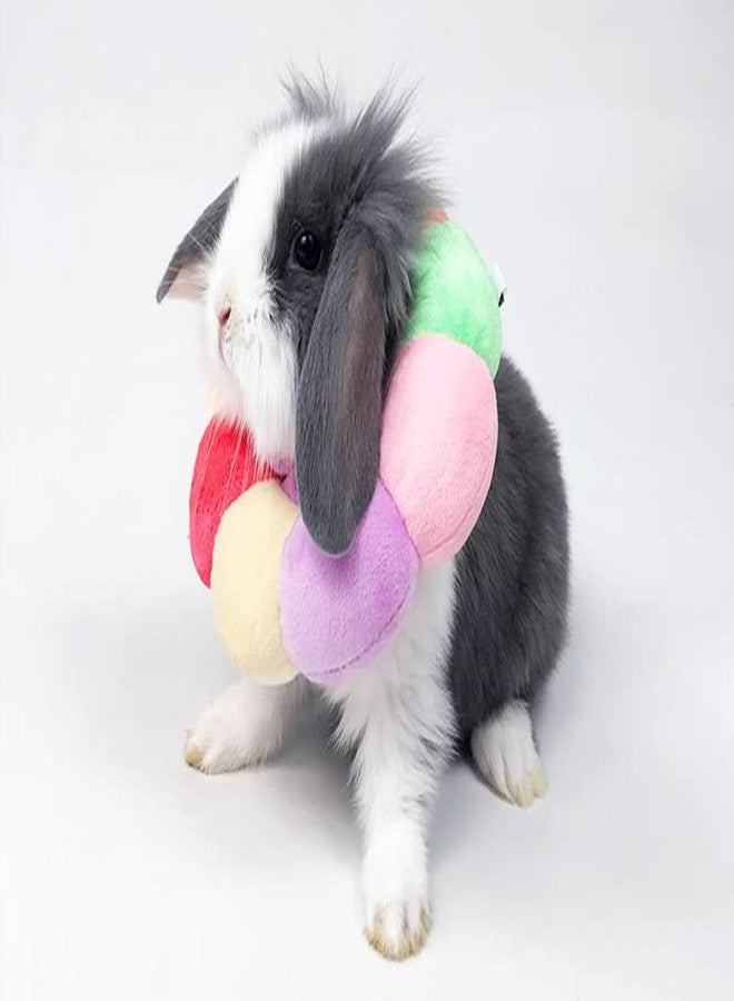 WCDJOMOP Adjustable Rabbit Protection Cone Collar,Soft Pet Recovery Collar for Rabbit/Chinchilla/Guinea Pigs/Kitten After Surgery Wound Healing,Elizabeth Neck Recovery E-Collar for Small Animals (XS) - Image 5