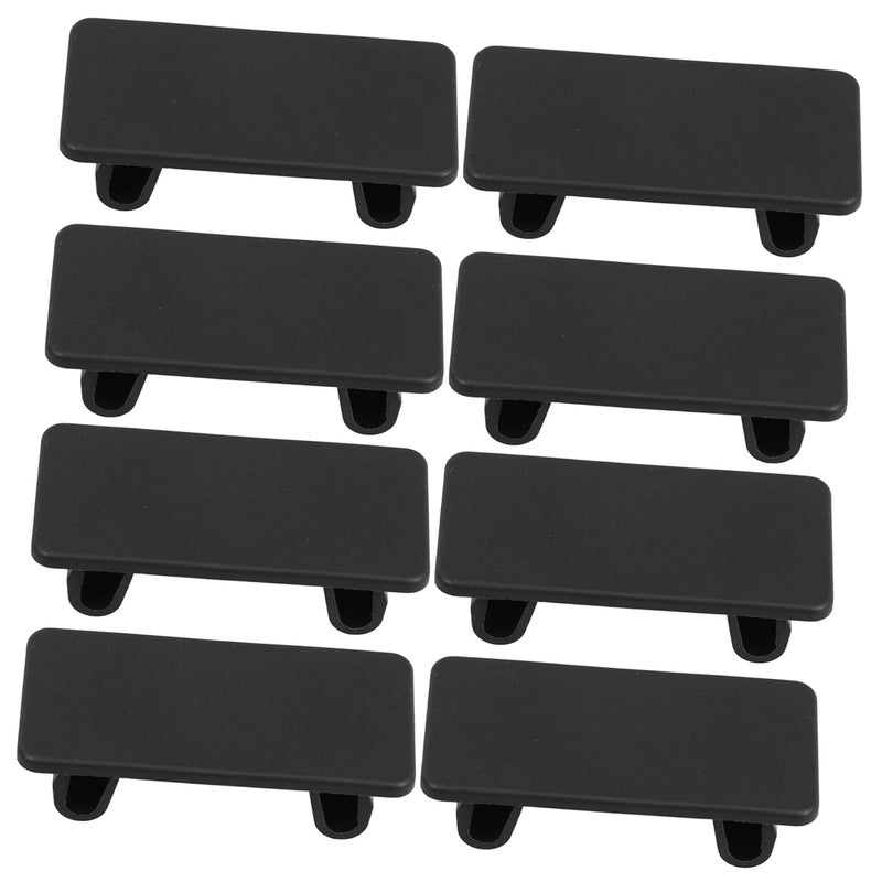 8 قطع أغطية لوحة مفاتيح التبديل الصخرية من مادة ABS السوداء، أغطية مقاومة للعوامل الجوية لمفاتيح التبديل للوحة القيادة في السيارات - Image 1