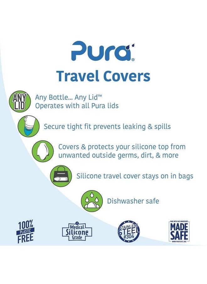 Pura - Kiki Silicone Travel Cover Blue 0 Months+ - Image 1