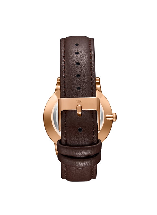 KENNETH SCOTT Men's Analog Round Shape Polyurethane Wrist Watch K23040-RLDW - 40 Mm  - Image 3