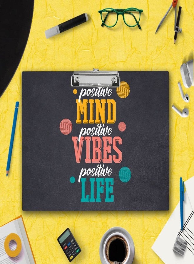 Vprint Quality "Determination Writing Pad with Clip for Exams" (Mind Vibe Life Motivational & insprinational) Wooden Clipboard Writing Pad | Exam Board for Kids Students Size 11X17 Inches - Image 2