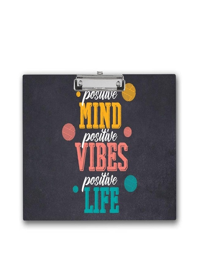 Vprint Quality "Determination Writing Pad with Clip for Exams" (Mind Vibe Life Motivational & insprinational) Wooden Clipboard Writing Pad | Exam Board for Kids Students Size 11X17 Inches - Image 1