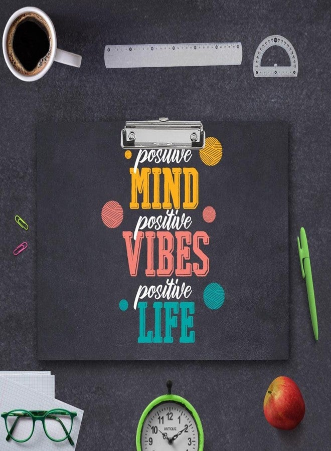 Vprint Quality "Determination Writing Pad with Clip for Exams" (Mind Vibe Life Motivational & insprinational) Wooden Clipboard Writing Pad | Exam Board for Kids Students Size 11X17 Inches - Image 3