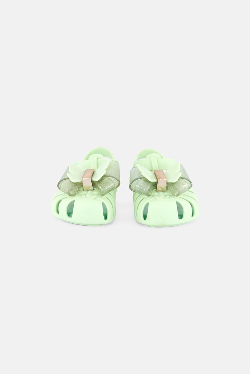 Zaxy Toddlers Girl Velcro Closure Sandal, Green  - Image 4