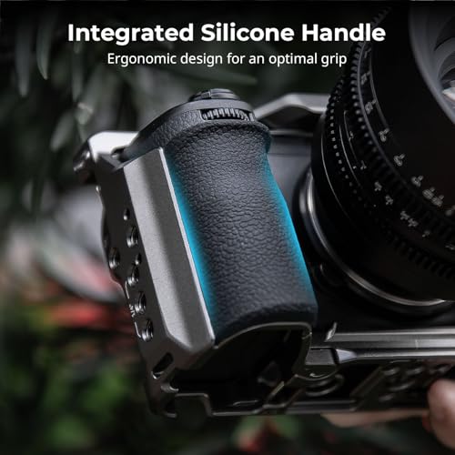 SMALLRIG طقم قفص إطلاق سريع هوكلوك من سمولريج لكاميرا سوني ألفا 6700، مع واجهات تثبيت متعددة ولوحة إطلاق سريع مدمجة لقاعدة أركا-سويس وسكة ناتو، مع مشبك كابل لـ HDMI - 5060 - Image 4