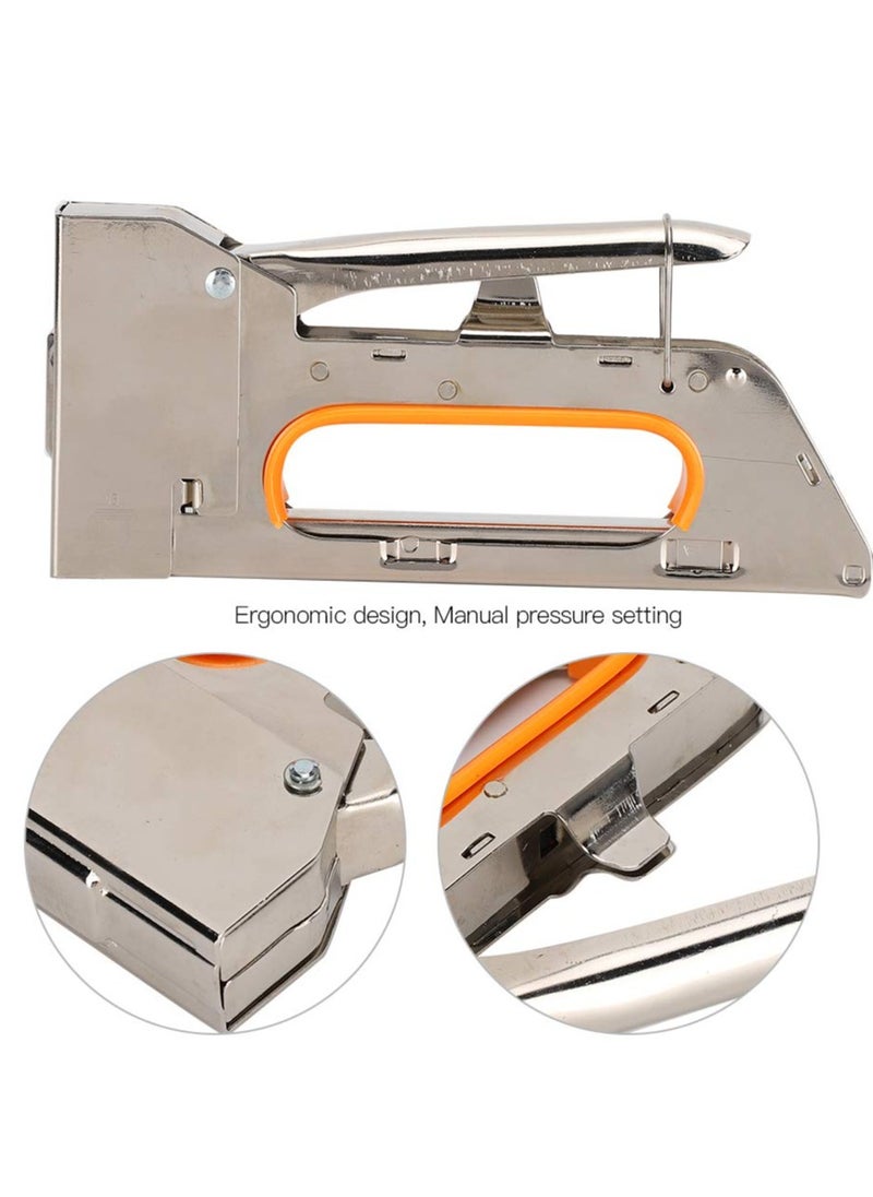 Generic - Multipurpose Manual Stapler Gun - Heavy-Duty Hand Tacker for 13 4-6-8mm Staples - R23-1008F - Image 1