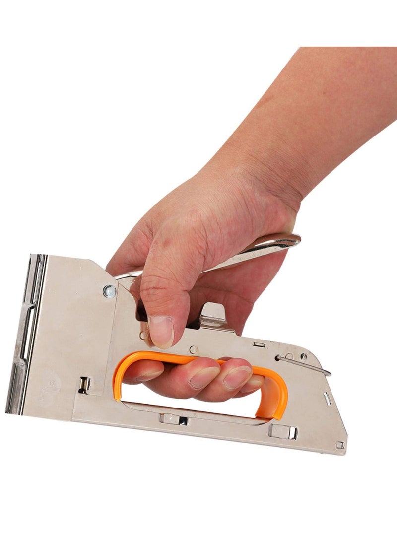 Generic - Multipurpose Manual Stapler Gun - Heavy-Duty Hand Tacker for 13 4-6-8mm Staples - R23-1008F - Image 1