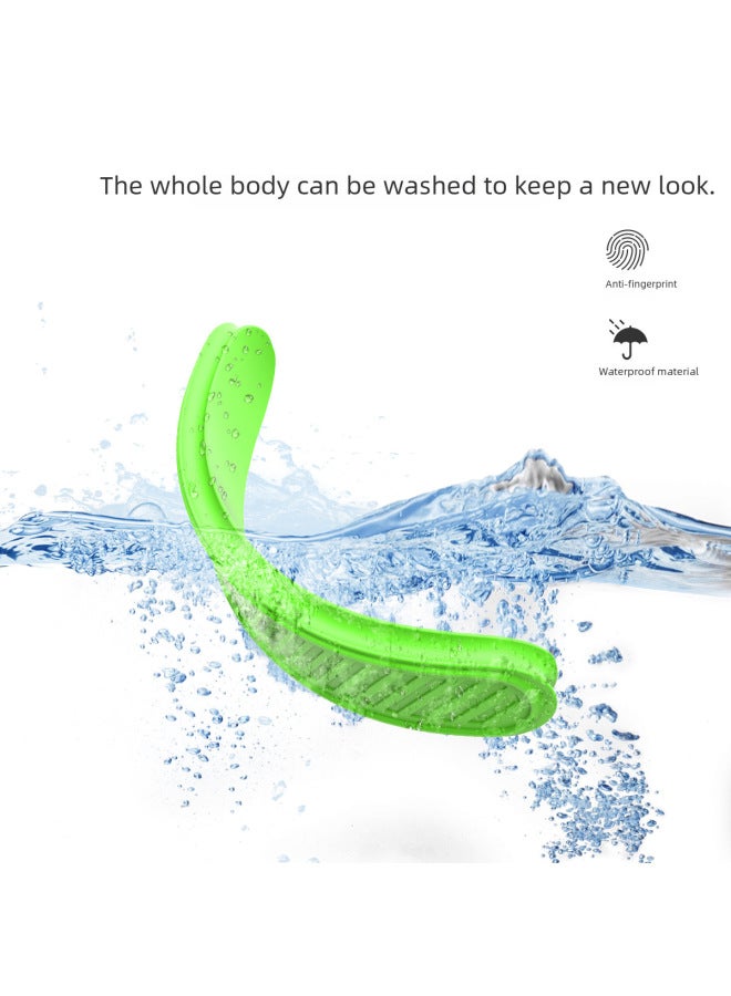 Suitable For Apple For Apple AirPods Max Wireless Bluetooth Headset Protection Beam Cover Silicone Waterproof Cover-Color:T1 Red