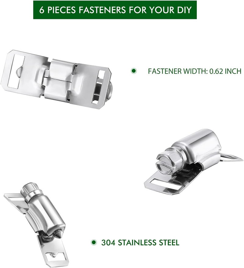 Ripeng Stainless Steel Large Hose Clamps, Worm Drive, Adjustable for Intercooler, Pipe, Plumbing, Tube and Fuel Line(34.5 Feet,9 Pcs) - Image 3