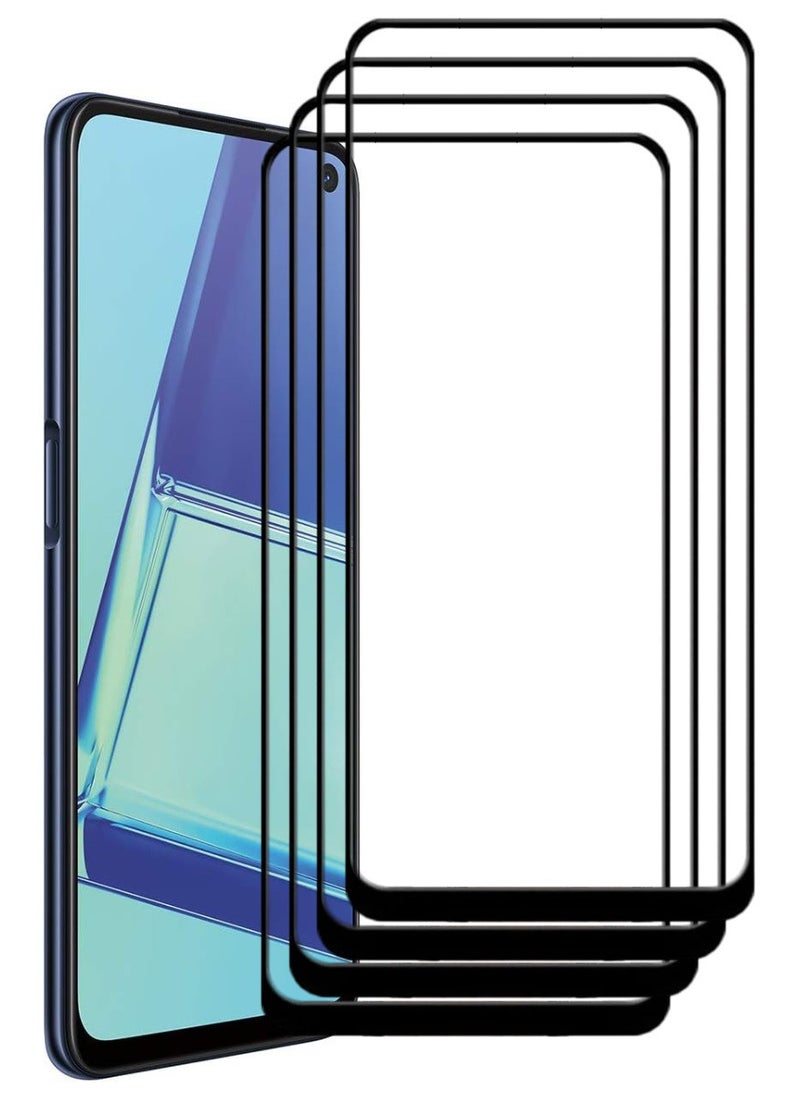 ACLIX 4 Pieces Antistatic ESD Dustproof Premium Quality High Definition Tempered Glass Screen Protector Designed For Oppo A52 - Image 1