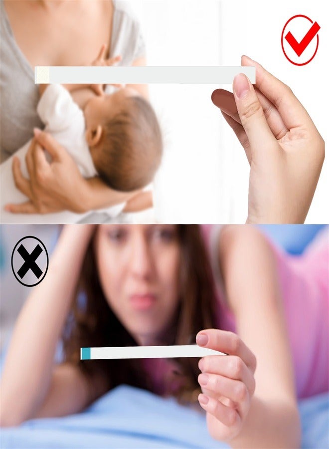 Generic 25 PCS Test Strips Milkscreen Test Strips to Detect in chest Milk at-Home Test for chestfeeding Moms Simple chest Milk Dip Test  - Image 4