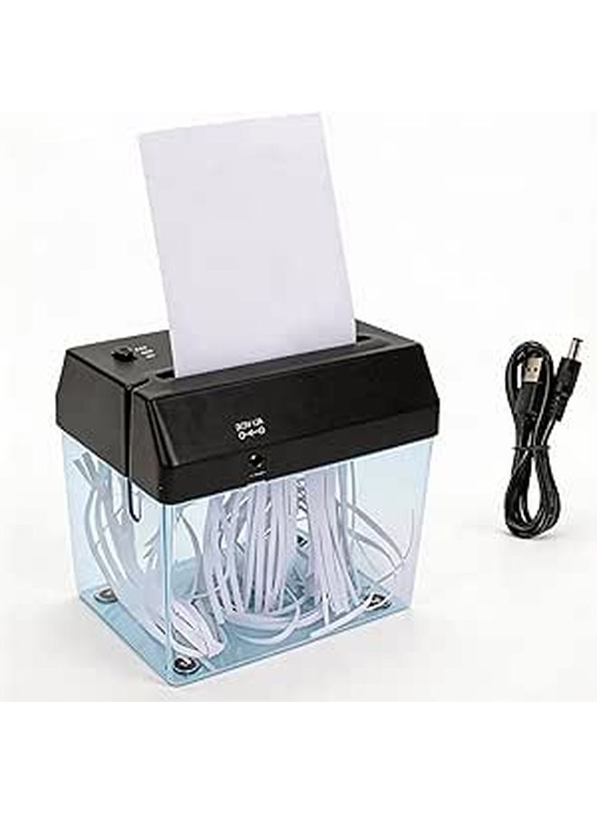 Yosoo Health Gear Mini USB Electric Document Cutting Machine for A6 Paper Office Desk School Home Use - Image 1