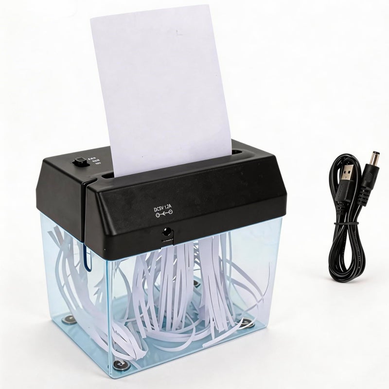 Yosoo Health Gear Mini USB Electric Document Cutting Machine for A6 Paper Office Desk School Home Use - Image 2