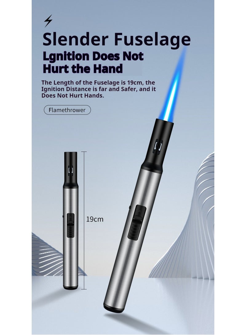 JiFENG Torch Lighters, Adjustable Jet Flame Butane Lighter-Refillable Suitable Moxibustion,Candles,Kitchen(Butane Not Included) - Image 3