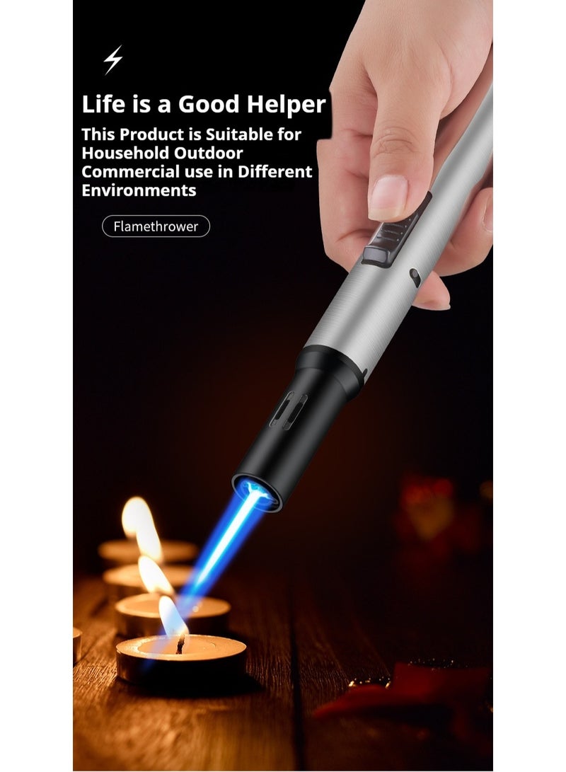 JiFENG Torch Lighters, Adjustable Jet Flame Butane Lighter-Refillable Suitable Moxibustion,Candles,Kitchen(Butane Not Included) - Image 4