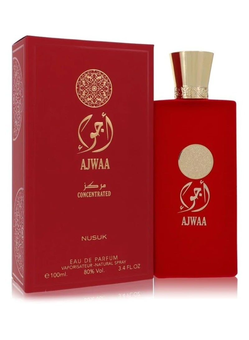 Nusuk AJWAA Concentrated Red women's cologne 3.4 Fl. Oz. Eau de Parfum Spray - Image 1