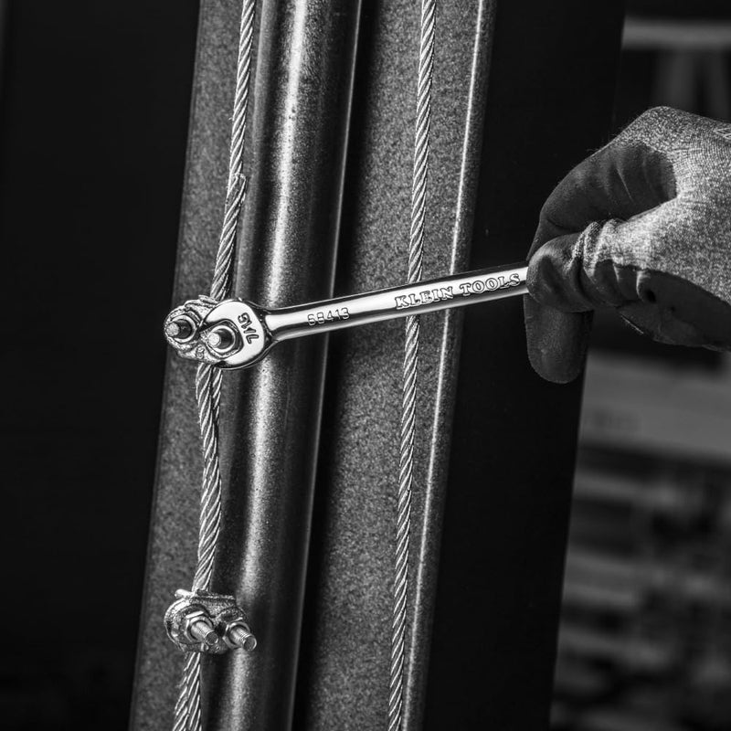 Klein Tools 68400 SAE 7-Piece Combination Wrench Set with Open End and Box End - Image 5