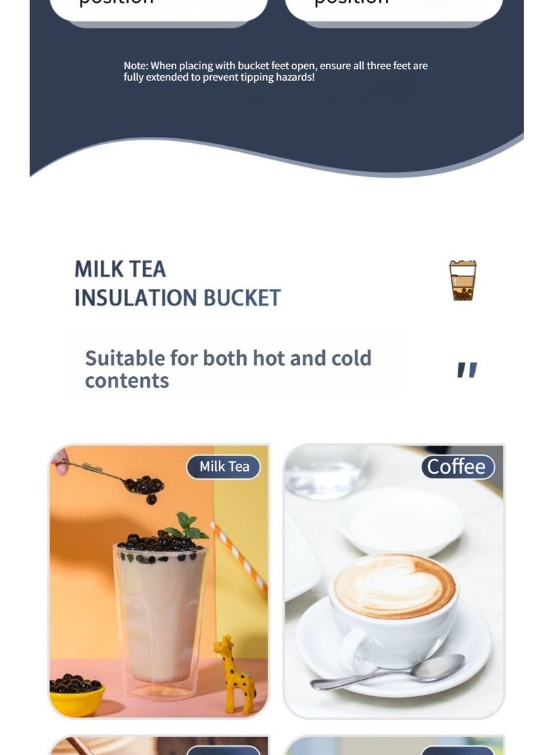 ✨ وعاء مشروبات عازل سعة ١٠ لتر بلون العاج الأنيق ✨ دلو مشروبات من الفولاذ المقاوم للصدأ للجمعات العائلية السعودية والاستخدام التجاري | يحافظ على درجة الحرارة ١٢ ساعة | صنبور مضاد للتسرب - Image 2