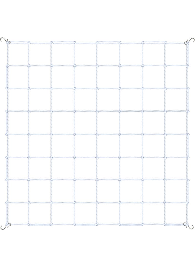 iPower iPower 4 x 4 Grow Room Trellis Netting for 59x59 Room HeavyDuty Elastic Plant Net with Hooks Flexible Hydroponics Support for Climbing Plants Vegetables Fruits Flowers Vines  - Image 1