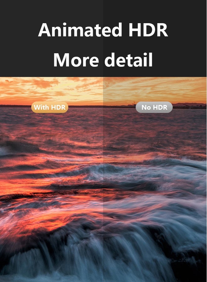 Type-C to DP Adapter Cable 2 Meters(DP 1.4, 12Bit), With Dynamic HDR technology, Compatible with TV, iPhone 15 Series, iPad 10/Pro/Air/Mini, Samsung, MacBook Pro, Dell XPS, Huawei P60 Pro - Image 4