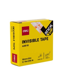 Deli 12-Piece Deli Invisible Office Tape, 33 Meter Length X 18 mm Width  - Image 5
